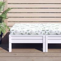 VidaXL Palletkussen bladpatroon 60x60x8 cm oxford stof - thumbnail