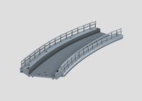 Märklin 074613 H0 Oprit 1 spoor H0 Märklin C-rails (met ballastbed) - thumbnail