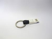 inCharge Micro-USB naar USB kabeltje zwart/wit - thumbnail