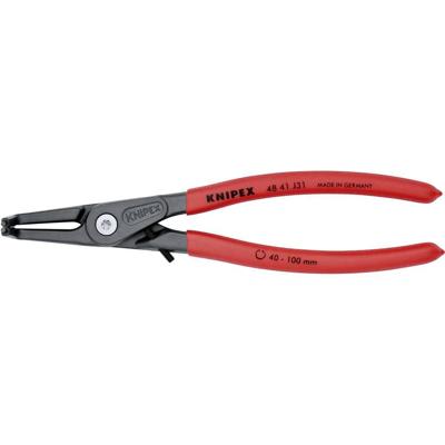 Knipex 48 41 J31 Precisie-borgveertang Geschikt voor borgringen Binnenringen 40-100 mm Puntvorm 90° haaks Knipex 48 41 J31 Precisie-borgveertang Geschikt voor borgringen Binnenringen 40-100 mm Puntvorm 90° haaks
