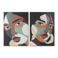 Canvas DKD Home Decor polyestyreen Canvas 104 x 4,5 x 143,5 cm - thumbnail