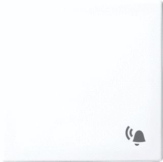 Busch-Jaeger 2520 KI-914 Wipschakelaar bel Afdekking Busch-balance SI Alpine-wit 1 stuk(s)