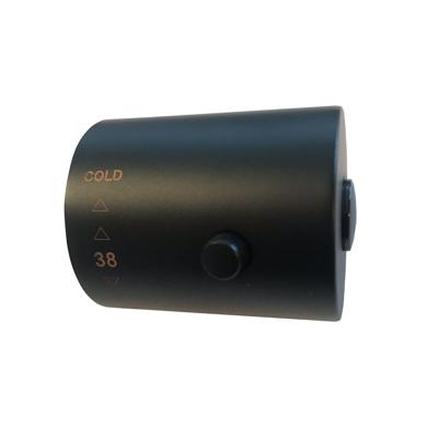 Thermostaatknop Wiesbaden Caral Voor Regendoucheset Opbouw Mat Zwart Thermostaatknop Wiesbaden Caral Voor Regendoucheset Opbouw Mat Zwart