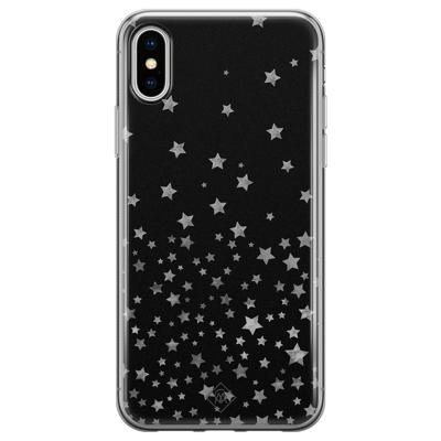 iPhone XS Max siliconen hoesje - Falling stars