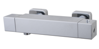 Eco Rombo thermostatische douchemengkraan chroom - thumbnail