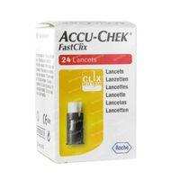Accu Chek Mobile Fastclix Lancetten 4x6 5208459001 - thumbnail
