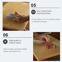 Snijplank van Synthetisch Rubber - 38x21x1.3 cm - thumbnail