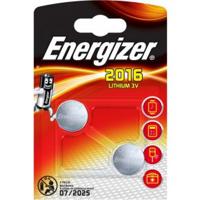 Energizer knoopcel CR2016, blister van 2 stuks - thumbnail