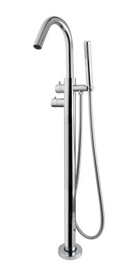 Wiesbaden Caral vrijstaande thermostatische badmengkraan chroom Wiesbaden Caral vrijstaande thermostatische badmengkraan chroom