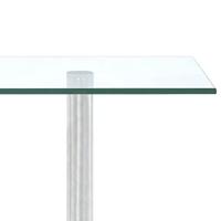 VidaXL Hoekkastje keuken 3-laags gehard glas - thumbnail