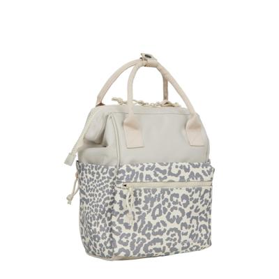 New Rebels Urban Leopard Weverly Rugzak Werktas 10L Laptop Rugzak PU Nylon Beige New Rebels Urban Leopard Weverly Rugzak Werktas 10L Laptop Rugzak PU Nylon Beige