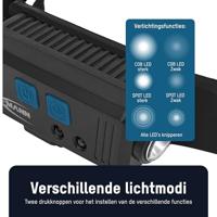 Ansmann Sensor-Stirnlampe HD240RS Hoofdlamp COB LED werkt op Li-ion oplaadbare batterij 240 lm 12.5 h - thumbnail