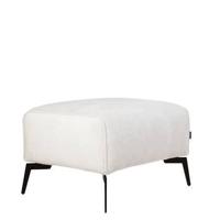 Bronx71 Scandinavische hocker Vegas off white stof gemêleerd - thumbnail