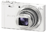 Sony Cyber-Shot DSC-WX350W Digitale camera 18.2 Mpix Zoom optisch: 20 x Wit Full-HD video-opname, WiFi - thumbnail