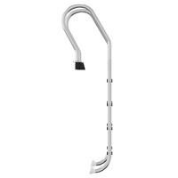 Zwembadladder 54x38x184,5 cm 304 roestvrij staal - thumbnail