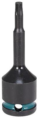 Makita Accessoires slagschroefbit t30x78mm impact black 1/2" vk - e-19794 Makita Accessoires slagschroefbit t30x78mm impact black 1/2" vk - e-19794