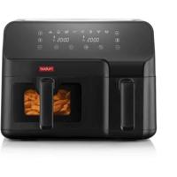 Olievrije friteuse - BODUM - Dubbel compartiment 3,2L en 5,1L - 2700 W - Zwart - thumbnail