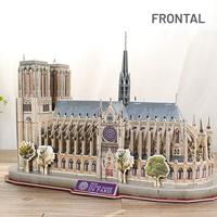 National Geographic 3D-puzzel van de Notre-Dame-kathedraal - thumbnail