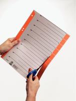 Scheidingsbladen leitz 1652 karton a4 230 gr geel - thumbnail