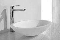 Opzetfontein Wiesbaden Solid Surface Rond 59x35x11 cm - thumbnail