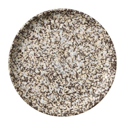 Dinerbord olivo - bruin - ø25.5x2.8 cm Dinerbord olivo - bruin - ø25.5x2.8 cm