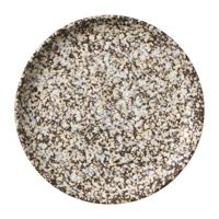 Dinerbord olivo - bruin - ø25.5x2.8 cm - thumbnail