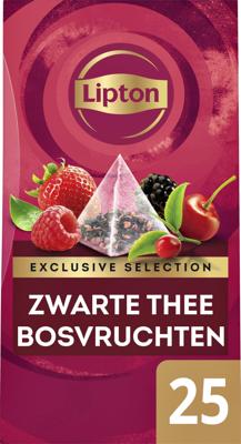 Lipton thee Exclusive Selection, Bosvruchten, doos van 25 zakjes
