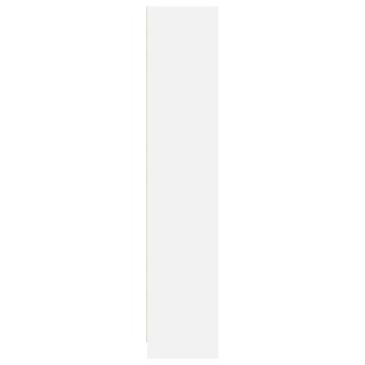 Boekenkast 57x28,5x107,5 cm bewerkt hout wit