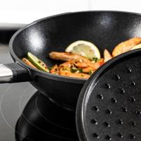 Westinghouse Pannenset Performance (wokpan + grillpan) ø 28 cm - zwart - inductie en alle andere warmtebronnen - thumbnail