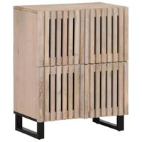 Dressoir 60x34x75 cm massief mangohout - thumbnail