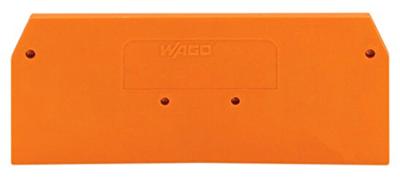 WAGO 279-339 Afsluit- en scheidingsplaat Oranje 100 stuk(s)