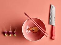 Wusthof Classic santoku 17 cm - coral peach - thumbnail