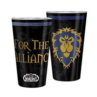 World of Warcraft - For the Alliance Large Glass - thumbnail