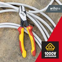 Wiha Krachtzijkniptang Industrial electric met DynamicJoint® met in- en uitschakelbare openingsveer | 200 mm | In blister - 41330 - 41330 - thumbnail