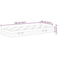 Binnenveringmatras middelhard 90x190 cm Single Size - thumbnail
