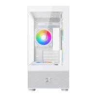 PC-behuizing (zonder voeding) - XIGMATEK - Alphard M Arctic - Mini Tower - M-ATX-vormfactor - 4x120mm A-RGB - Wit - thumbnail
