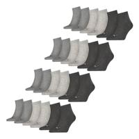 Puma Quarter sokken 3-pack Antraciet Melange-35/38 - thumbnail