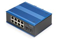 Digitus DN-651151 Industrial Ethernet Switch 8 + 2 poorten 1 GBit/s - thumbnail