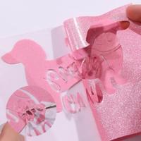 LOKLiK • flexfolie glitter roze 30,5x90cm - thumbnail