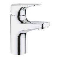 GROHE Bau Flow waterbesparende wastafelkraan S-size met gladde body chroom 23752000 - thumbnail