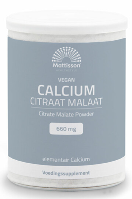 Mattisson HealthStyle Calcium Citraat Malaat Poeder