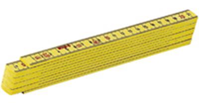 Vola duimstok - kunststof 2 meter 10delig - wit 43-003210