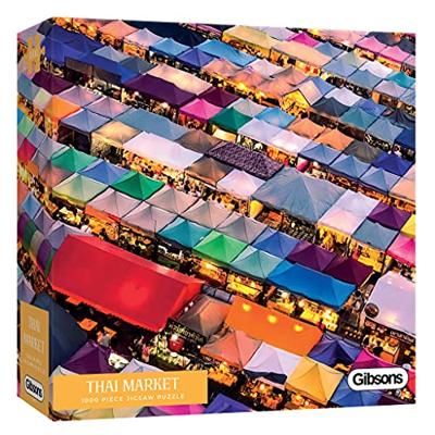 Gibsons puzzel- thaise markt - 1000 stukjes Gibsons puzzel- thaise markt - 1000 stukjes
