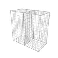 VidaXL Gabion mand 100x50x100 cm gegalvaniseerd staal - thumbnail