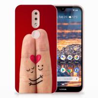 Nokia 4.2 Silicone Back Cover Liefde - Origineel Romantisch Cadeau - thumbnail