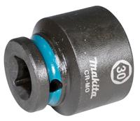 Makita E-16221 Impact Black Krachtdop 1/2" kort | 30 mm - thumbnail