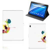 Lenovo Tab E10 Hippe Tablet Hoes Panda Color - thumbnail