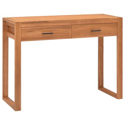 vidaXL Bureau met 2 lades 100x40x75 cm teakhout vidaXL Bureau met 2 lades 100x40x75 cm teakhout