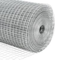 VidaXL Gelaste draadhek zilver 1.2 x 10 m - thumbnail