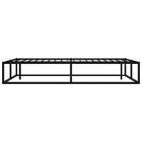Bedframe metaal zwart 120x200 cm - thumbnail
